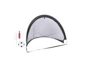 Dunlop Pop-up Σετ Δίχτυ Ποδοσφαίρου 2 Τεμαχίων Για Τέρμα Και 1 Μπάλα 60x60x80cm