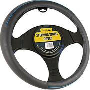 Simply Κάλυμμα Τιμονιού Μαύρη Μπλε Γραμμή