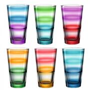Leonardo Σετ 6 τεμ. ποτήρι νερού/αναψυκτικού 315 ml σειρά Rainbow Event