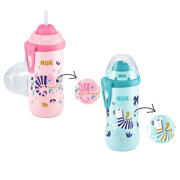 Nuk Παιδικό Ποτηράκι Flexi Cup από Πλαστικό Μπλε 300ml για 12m+ σε Διάφορα Χρώματα