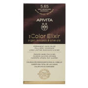 Apivita My Color Elixir - Βαφή μαλλιών 5.65 Καστανό Ανοιχτό Κόκκινο Μαονί