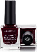 Korres Gel Effect Gloss Βερνίκι Νυχιών Μακράς Διαρκείας Κόκκινο 59 Wine Red 11ml