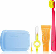 Curaprox Travel Set Στοματικής Υγιεινής Μπλε