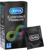Durex Προφυλακτικά Extended Pleasure με Επιβραδυντικό 12τμχ