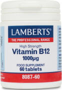 Lamberts Hypoallergenic Formulation Vitamin B12 Βιταμίνη για Ενέργεια & Ανοσοποιητικό 1000mg 60 ταμπλέτες