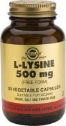 Solgar L-Lysine 500mg Λυσίνη Με Αντιοξειδωτικές Ιδιότητες, 50 Φυτικές Κάψουλες