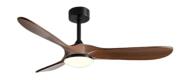 GRCTech Ανεμιστήρας Οροφής με Φως 52" Καφέ