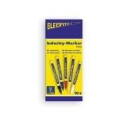 Bleispitz 0877 Μαρκαδόρος Βαφής Λεπτός 0,8mm/3,0Ml Άσπρο 10 τεμ