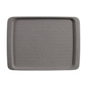 Kesper Δίσκος Αντιολισθητικός Slip Stop TPE 35x26x2cm Γκρί