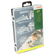 Bosch Σετ Στερέωσης 173τμχ σε Κασετίνα