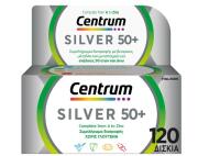 Centrum Συμπλήρωμα Διατροφής Silver 50+ 120tabs+