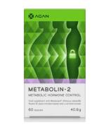 Agan Κάψουλες Για την Πρόληψη & Αντιμετώπιση του Μεταβολικού Συνδρόμου Metabolin-2 60vcaps