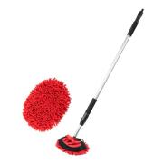 Amio 02398 Βούρτσα Πλυσίματος Αυτοκινήτου 120-200cm Κόκκινη