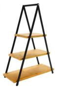 Excellent Houseware Ξύλινη Εταζέρα Bamboo 3 Επιπέδων 38x15x53cm