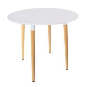 Home Deco Factory Τραπέζι 76x76x75.5cm Λευκό