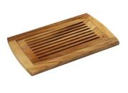 Zassenhaus Βάση Κοπής Ψωμιού Ξύλινη Σκούρο Φυσικό 42x28x2cm