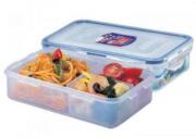Lock&Lock Δοχείο Παραλληλόγραμμο Με Χώρισμα 800ml. 20,5x13,4x5,2εκ.