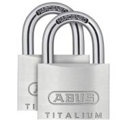 Abus Λουκέτα 64ΤΙ TITALIUM 2τμχ