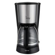 Izzy Καφετιέρα Φίλτρου με Γυάλινη Κανάτα 1.2lt 1000W Μαύρη