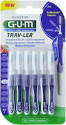 GUM Trav-ler 1512 Μεσοδόντια Βουρτσάκια 1.2mm Μωβ 6τμχ
