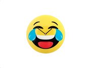 Emoticon Διακοσμητικό Γυάλινο Ρολόι Τοίχου 30cm Γέλιο μέχρι δακρύων, V0000148