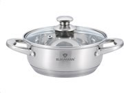 Blaumann BL-3309 22cm Κατσαρόλα,Χρώμα Inox, Σειρά Satin Gourmet