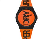 Superdry Unisex Αναλογικό Ρολόι Χειρός σε πορτοκαλί χρώμα, 38mm, SYG189OB