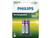 Philips επαναφορτιζόμενες μπαταρίες AAA 800mah, R03B2A80/10