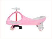 Aria Trade Swing Car Παιδικό οικολογικό αυτοκινητάκι για παιδιά άνω του 1 έτους σε ροζ χρώμα