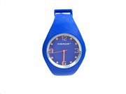 Ρολόι Sport Unisex, ελβετικός μηχανισμός Quartz, Μπλε με πορτοκαλί δείκτες, Dunlop 22559