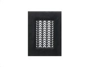 Aria Trade Ξύλινη Παραλληλόγραμμη κορνίζα με βελούδινη επιφάνεια σε 3 χρώματα, 18x23x1.5 cm Μαύρο