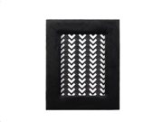 Aria Trade Ξύλινη Παραλληλόγραμμη κορνίζα με βελούδινη επιφάνεια σε 3 χρώματα, 19.5x24.5x1.5 cm Μαύρο