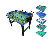 Ξύλινο Επιτραπέζιο παιχνίδι 10 σε 1 Ποδοσφαιράκι, ping pong, air hockey και άλλα, 122x60x81.5 cm