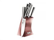 Berlinger Haus BH/2447 6τεμ Σετ μαχαιριών με βάση,Χρώμα Ροζ, Σειρά I-Rose