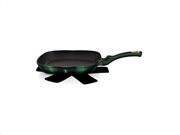 Berlinger Haus BH/6050 28cm τηγάνι grill,Χρώμα Σμαράγδι, Σειρά Emerald