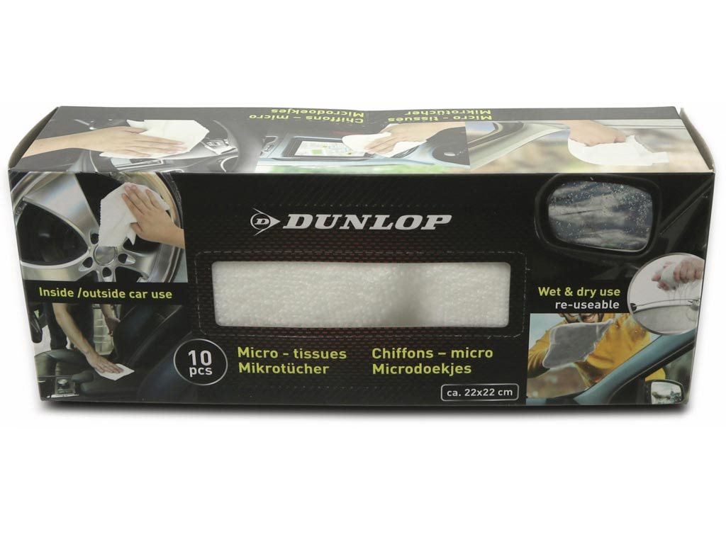 Dunlop Σετ 10 τεμαχίων Πανάκια Μικροϊνών για το Αυτοκίνητο, 13096