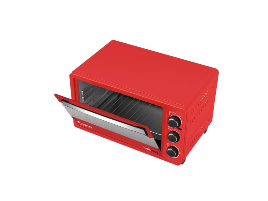 Ηλεκτρικός Φούρνος Grill 23L 1500W με 3 αξεσουάρ ψησίματος, 32.5x40.7x60.2 cm, TT-EV23 Κόκκινο