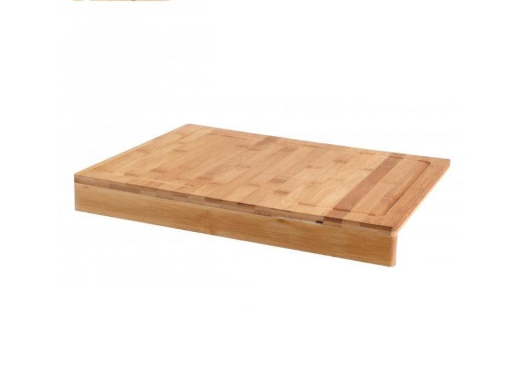 Επιφάνεια Kοπής από Ξύλο Bamboo  σε φυσικό χρώμα ξύλου 43x33x5 cm, Cutting board