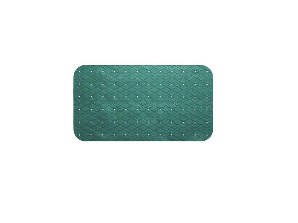 Αντιολισθητικό Πατάκι με Βεντούζες για το Ντους σε Πράσινο χρώμα από Πλαστικό, 70x35x0.3 cm