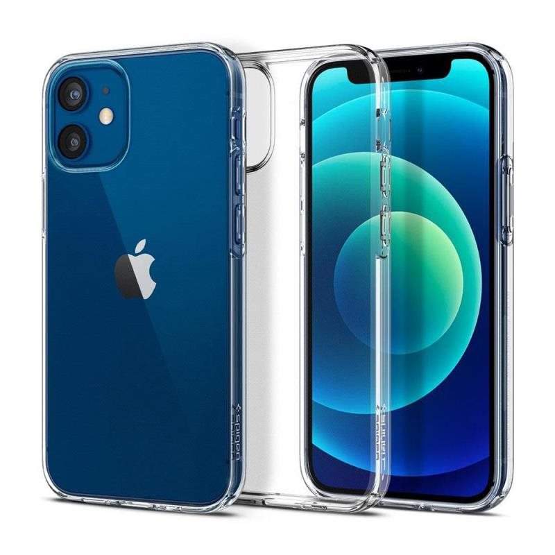 Θήκη TPU Spigen Liquid Crystal Apple iPhone 12 mini Διάφανο
