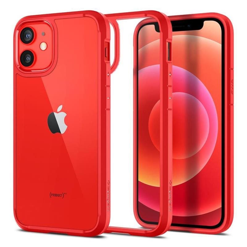 Θήκη TPU & PC Spigen Ultra Hybrid Apple iPhone 12 mini Κόκκινο