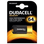 USB 3.1 Flash Disk Duracell High Performance 64GB Μαύρο-Χρυσό