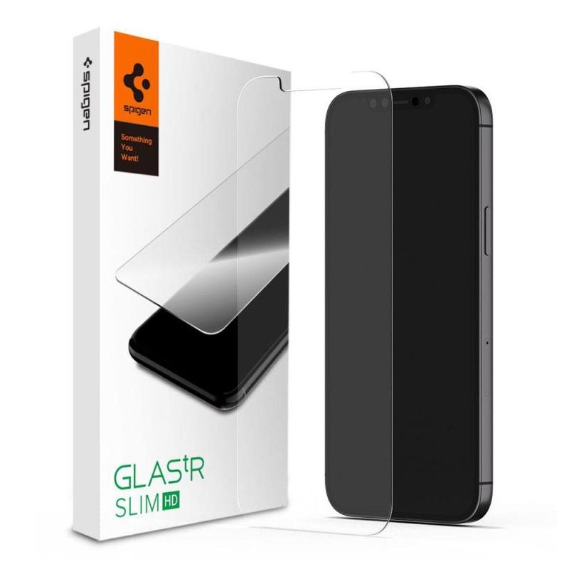 Tempered Glass Full Face Spigen Glas.tR Slim HD Apple iPhone 12 Pro Max (1 τεμ.)