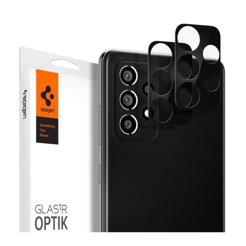 Temp Glass F.Face SpigentR Optik για Τζ.Κάμερας Samsung A725F Galaxy A72 4G/A726B A725G BL (2 τεμ.)