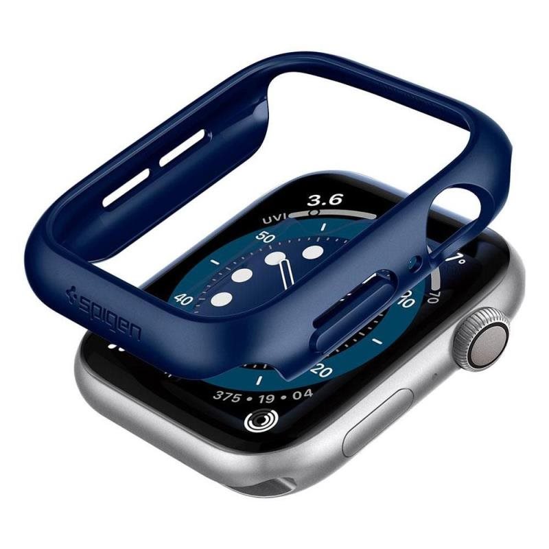Θήκη PC Spigen Thin Fit Apple Watch 4/ 5/ 6/ SE 44mm Μπλε