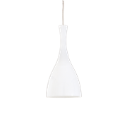Ideal Lux Κρεμαστό Φωτιστικό Οροφής Μονόφωτο OLIMPIA SP1 BIANCO 013244