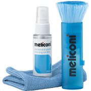 MELICONI Υγρό καθαρισμού 35 ml + πανάκι με μικροΐνες + βούρτσα, C-35P 35ml/CLOTH/BRUSH