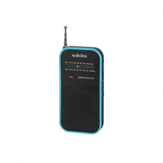 Audioline Αναλογικό ραδιόφωνο μπαταρίας TR-350 Blue