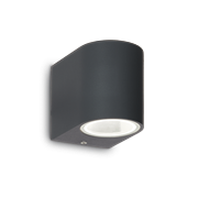 Ideal Lux Φωτιστικό Τοίχου - Απλίκα Μονόφωτο ASTRO AP1 ANTRACITE 092157