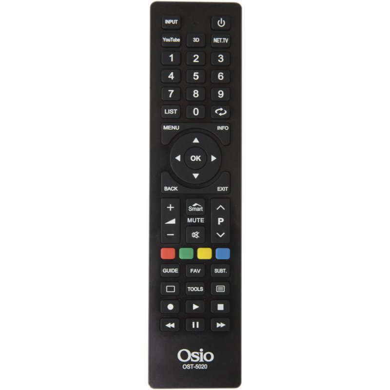 Osio OST-5020-6A Τηλεχειριστήριο για smart TV SAMSUNG, LG, SONY, PHILIPS, PANASONIC, TELEFUNKEN
